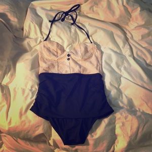 Anthropologie high waisted swimsuit Medium